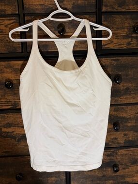 Women’s White Lululemon Racerback Tank Top - Size 14 - NWOT